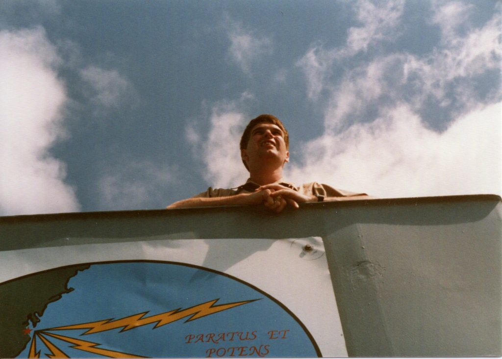 Peter Jessen in U.S. Navy uniform