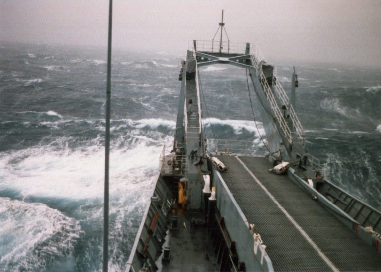 NavyNorway0077 - Boulder in heavy seas